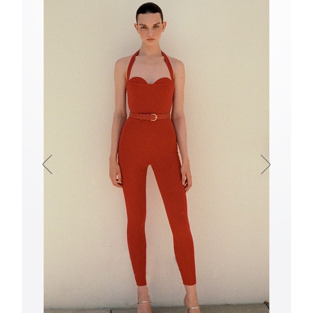 Zeynep Arçay Stretch Knit Catsuit - XS